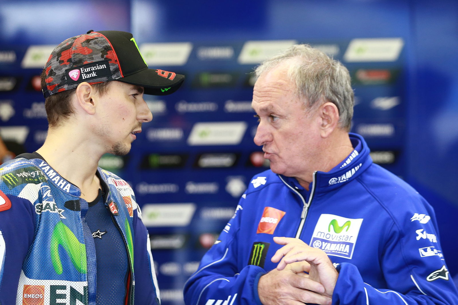 Ramon Forcada with Jorge Lorenzo. Credit: Gold and Goose.