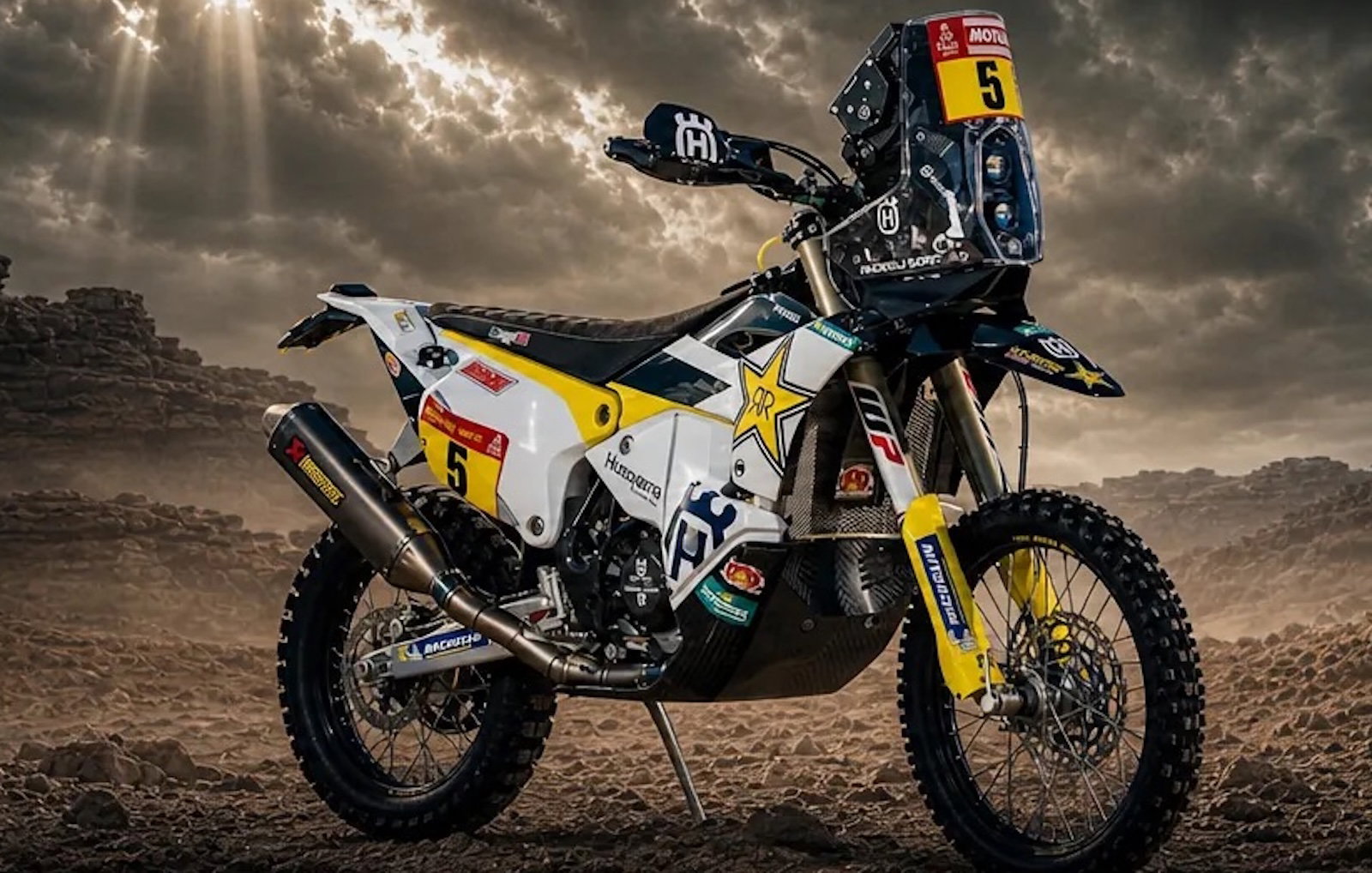Pablo Quintanilla's Husqvarna FR 450 Rally Factory rally bike