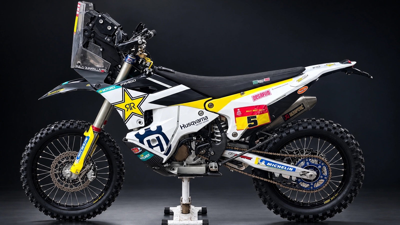 Pablo Quintanilla's Husqvarna FR 450 Rally Factory rally bike
