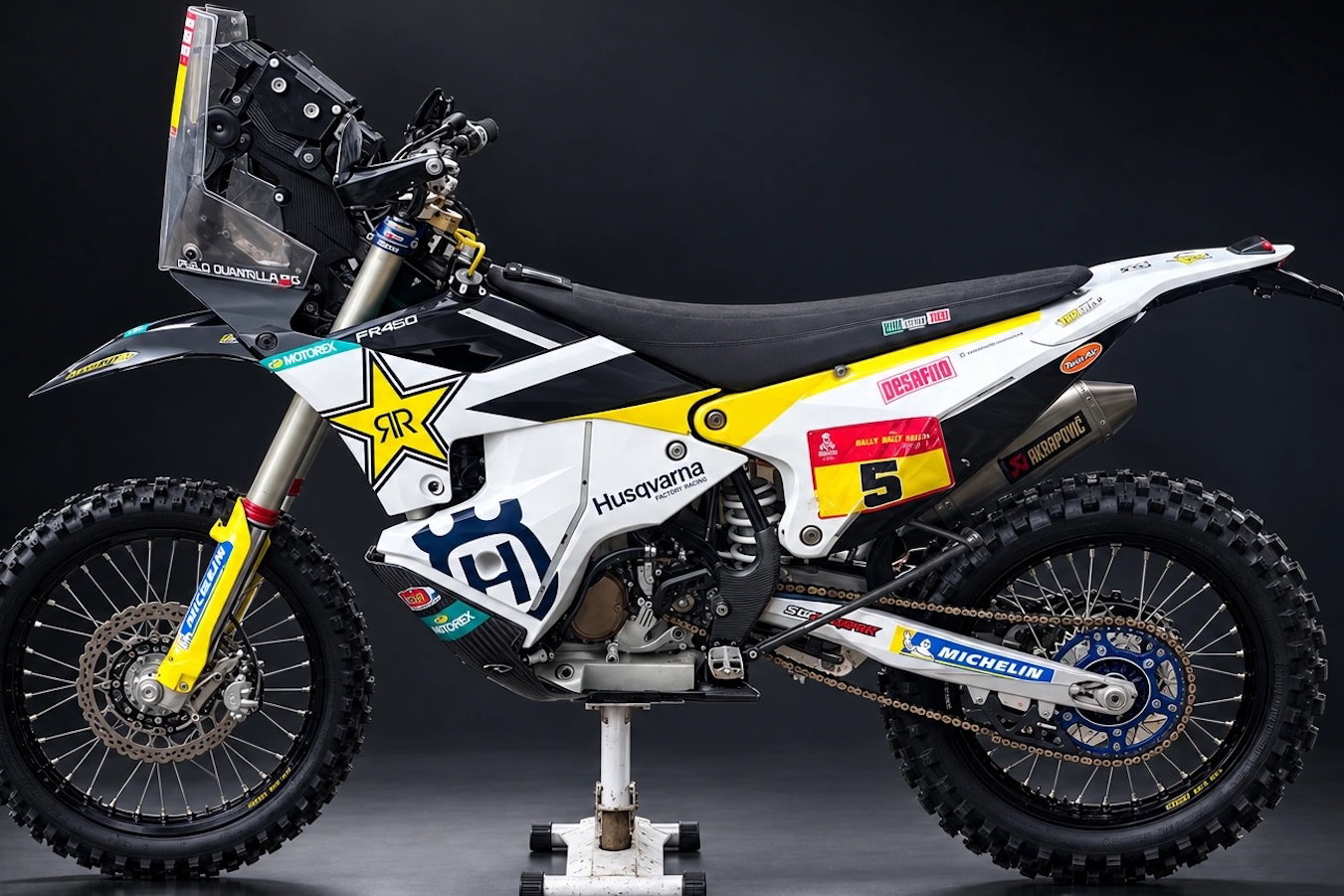 Pablo Quintanilla's Husqvarna FR 450 Rally Factory rally bike
