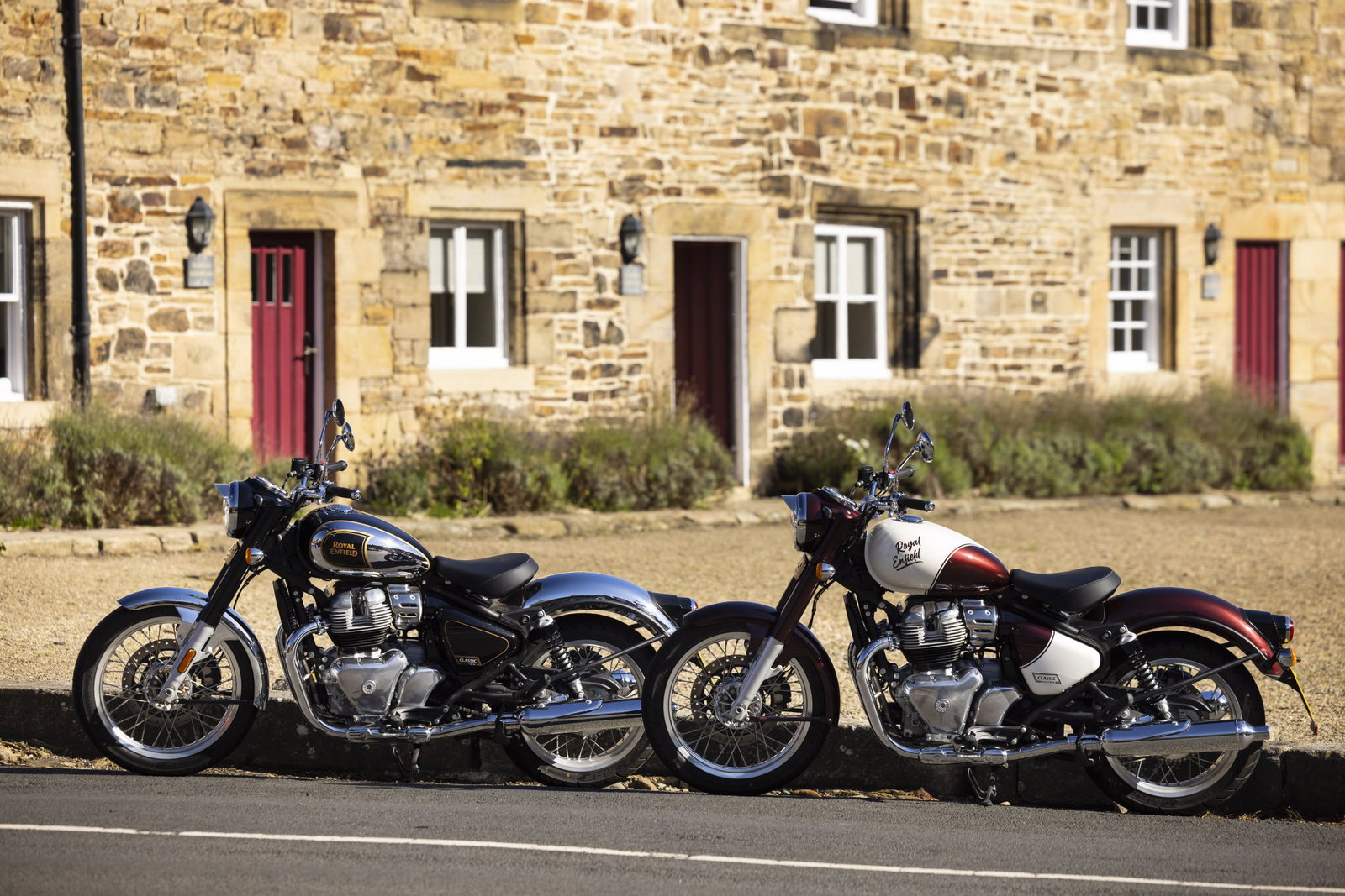 Royal Enfield Classic 650 bikes.