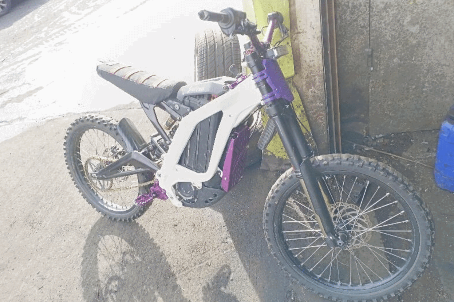 A Sur-Ron being sold through a UK auction site