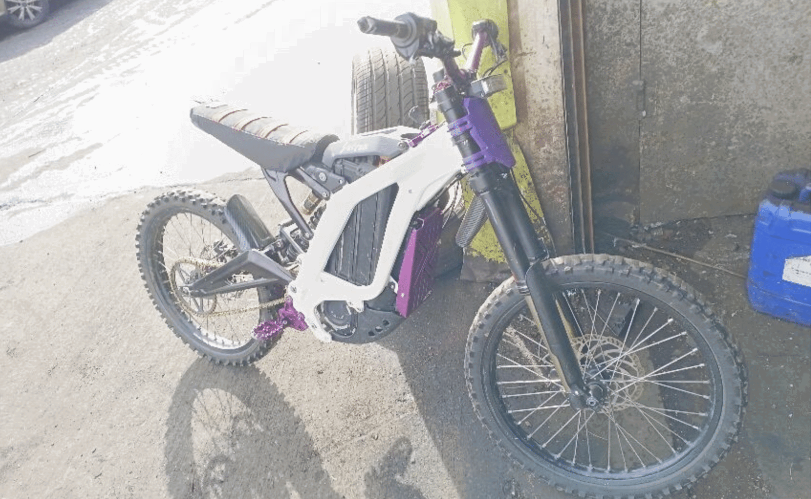 A Sur-Ron being sold through a UK auction site