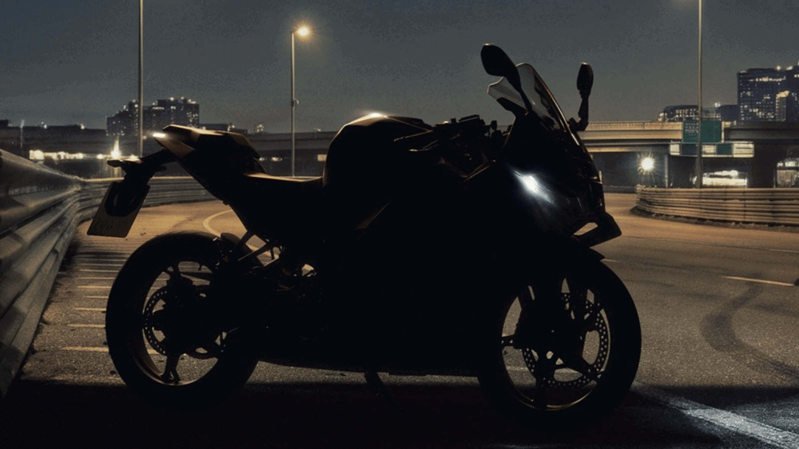 A teaser for the BMW F450 RR