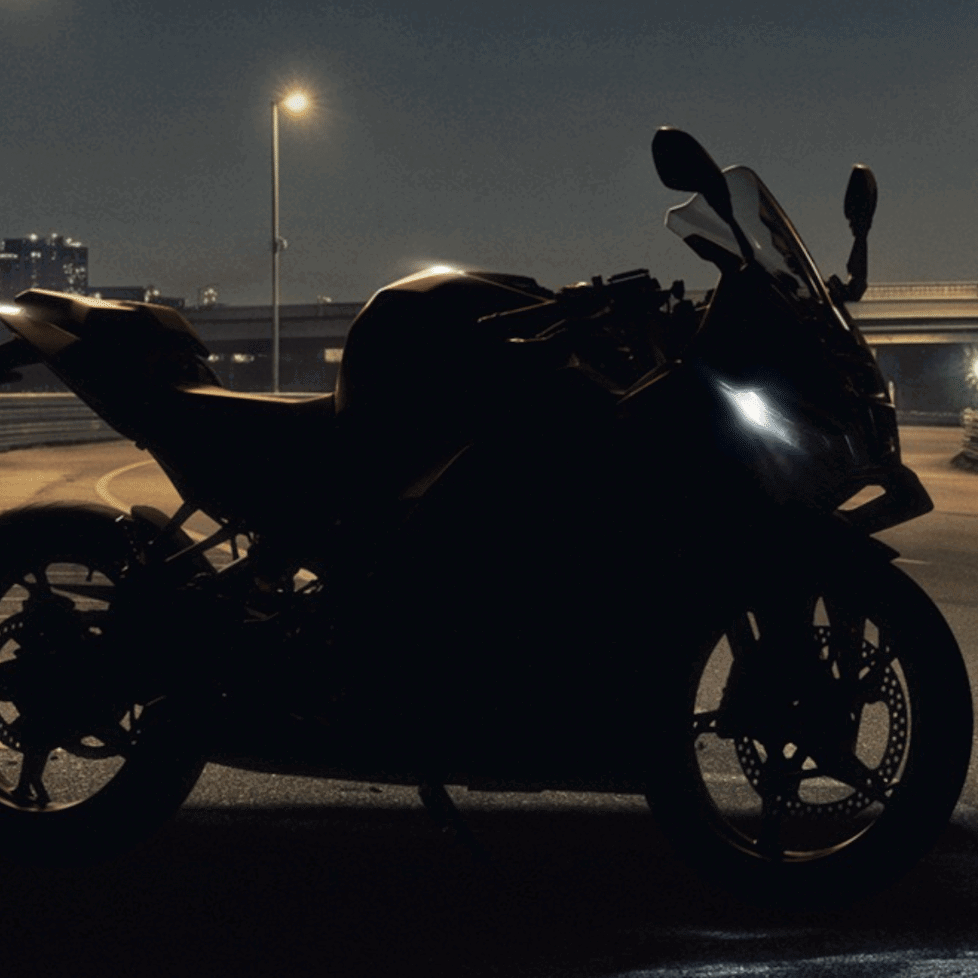 A teaser for the BMW F450 RR