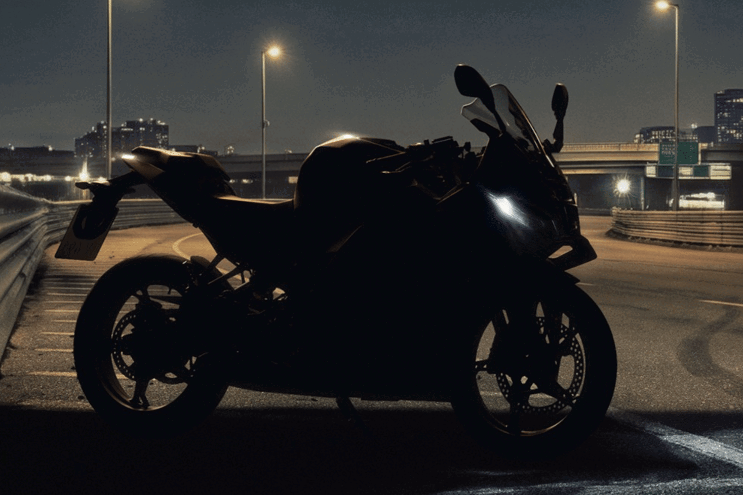 A teaser for the BMW F450 RR
