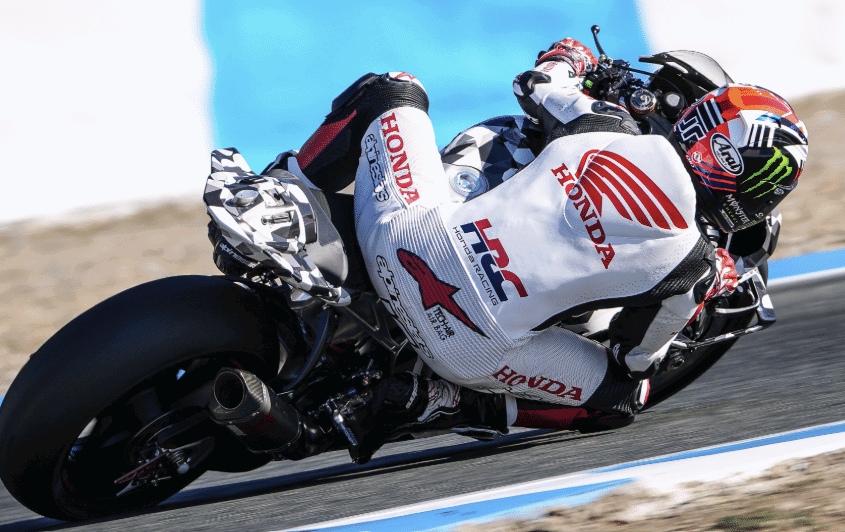 Jonathan Rea testing at Jerez. Credit: Jonathan Rea/Facebook.