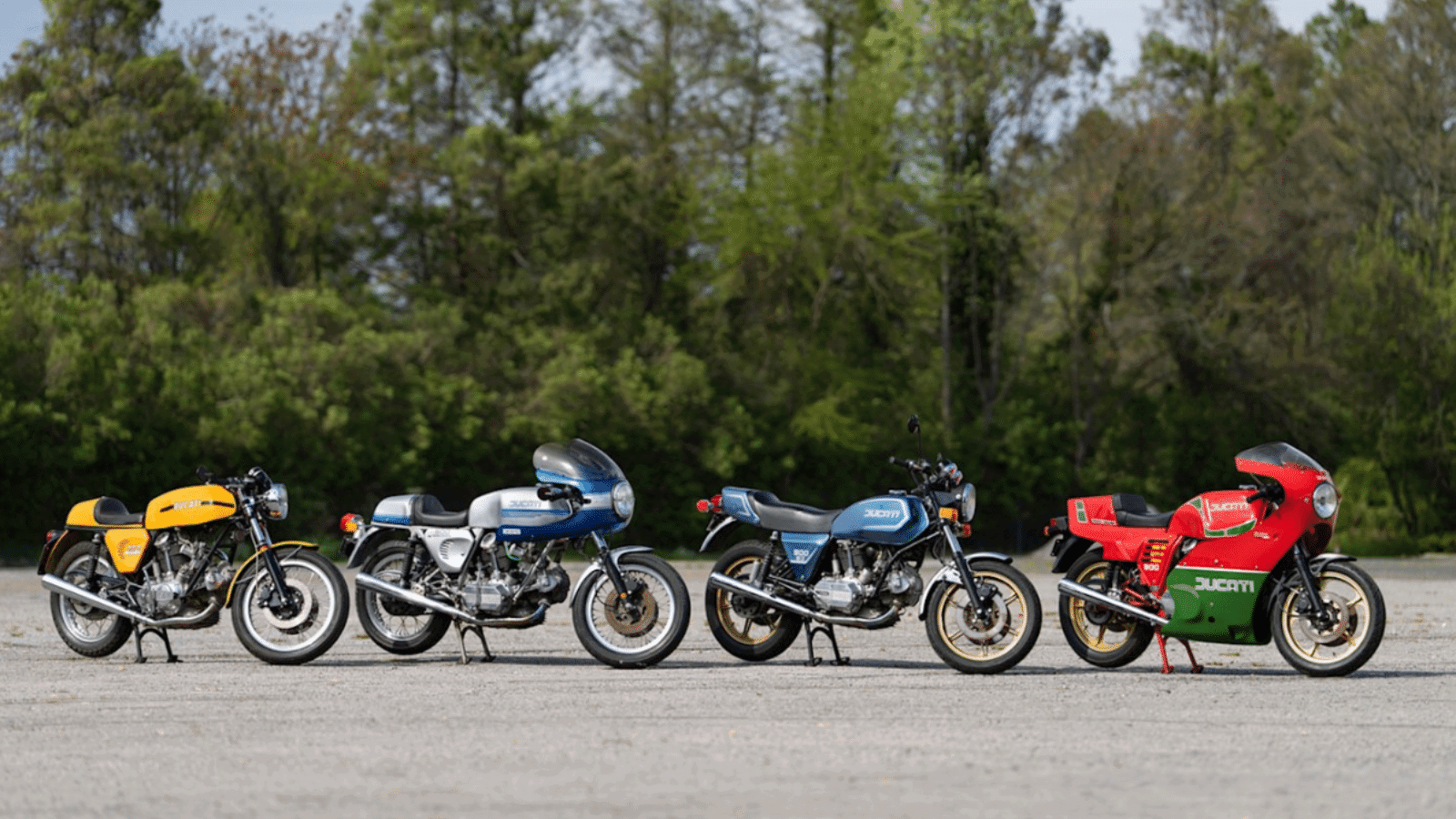 Motorcycles from Billy Joel's collection. Photo Credit: Gooding Christie's