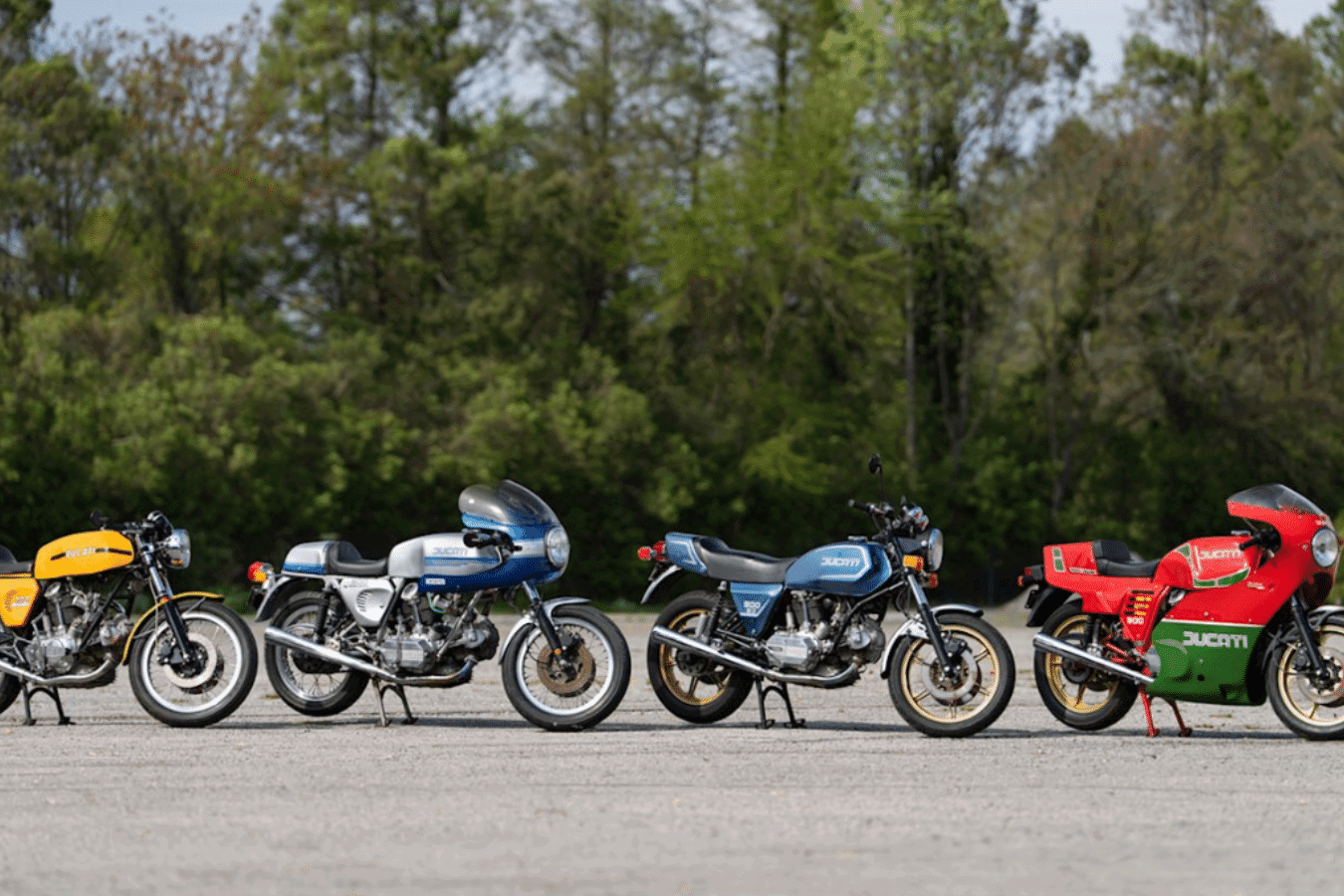 Motorcycles from Billy Joel's collection. Photo Credit: Gooding Christie's