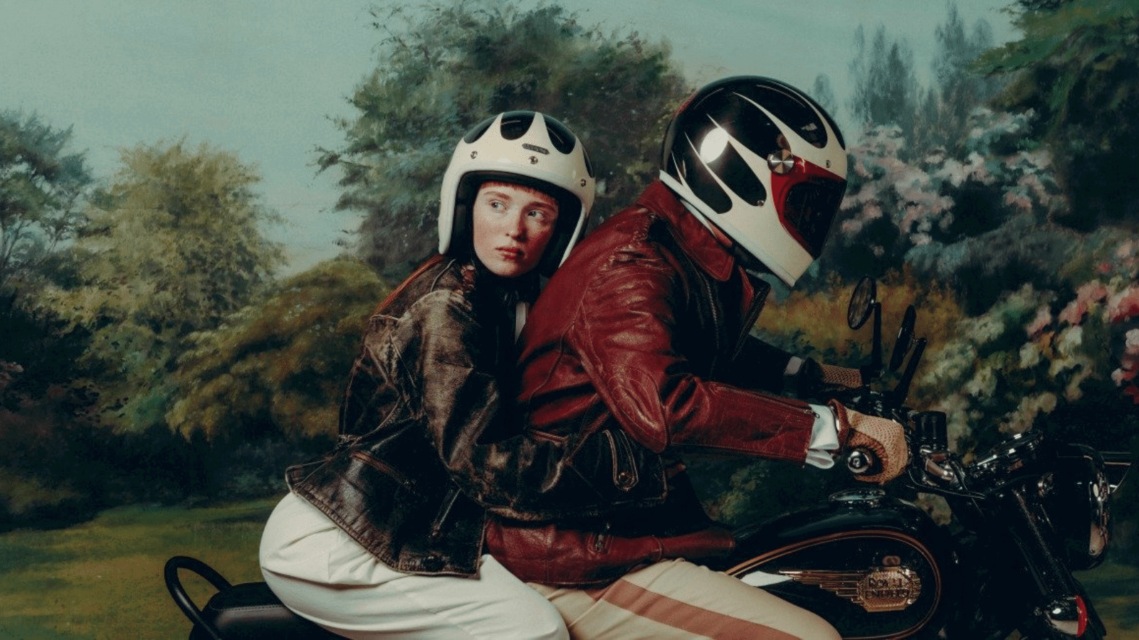 Royal Enfield x Hedon helmets.