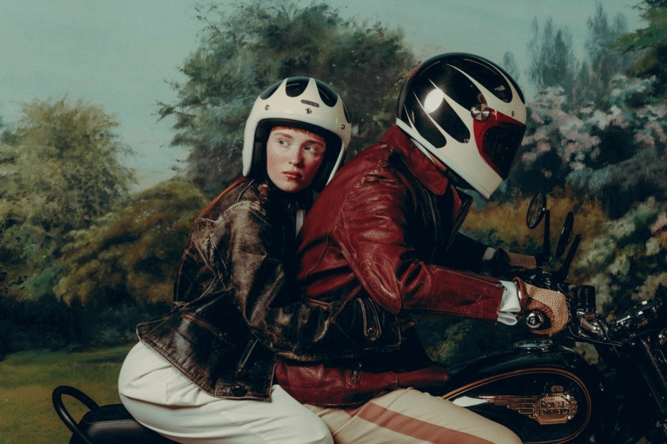 Royal Enfield x Hedon helmets.