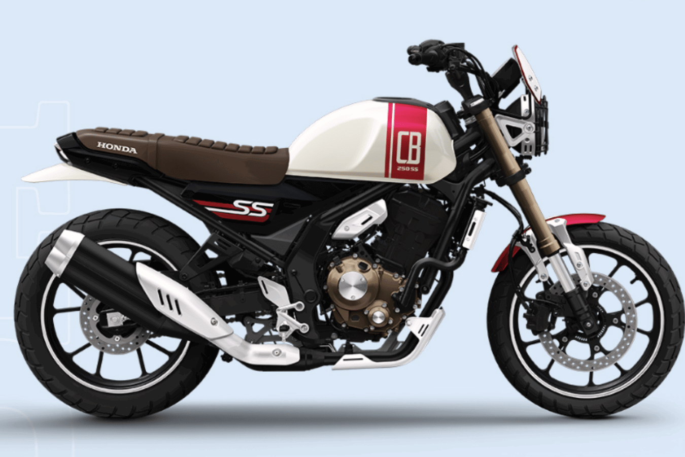 The new Honda CB250SS scrambler Concept. Credit: Honda.