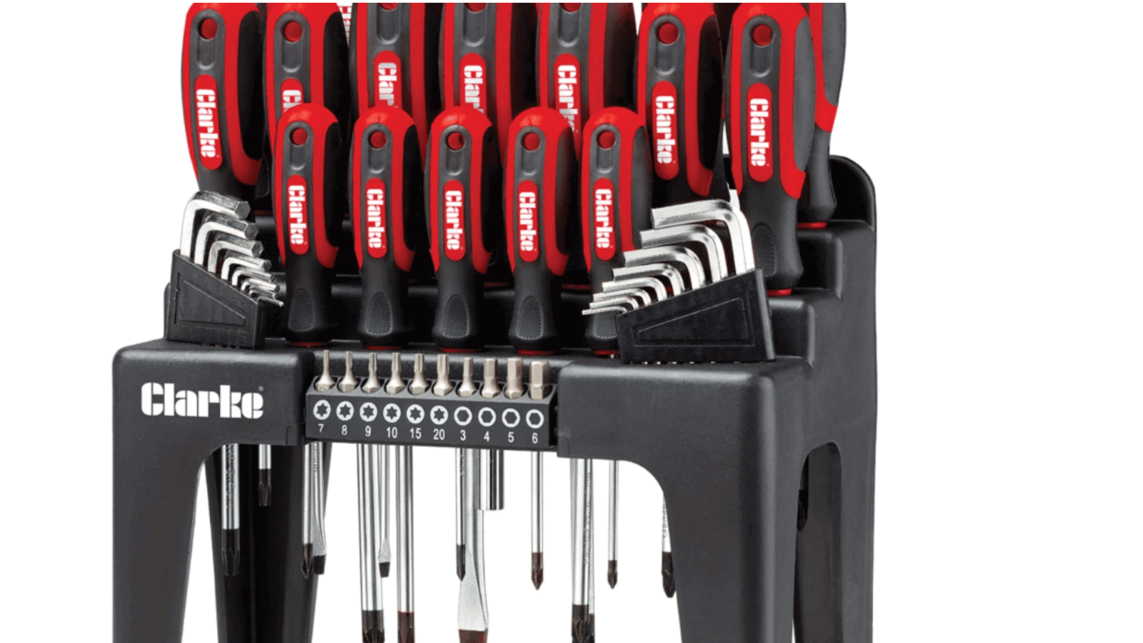 Clarke CHT923 44 Piece Screwdriver & Bit Set.