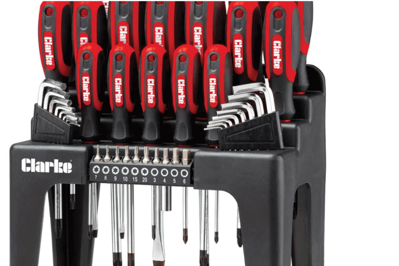 Clarke CHT923 44 Piece Screwdriver & Bit Set.