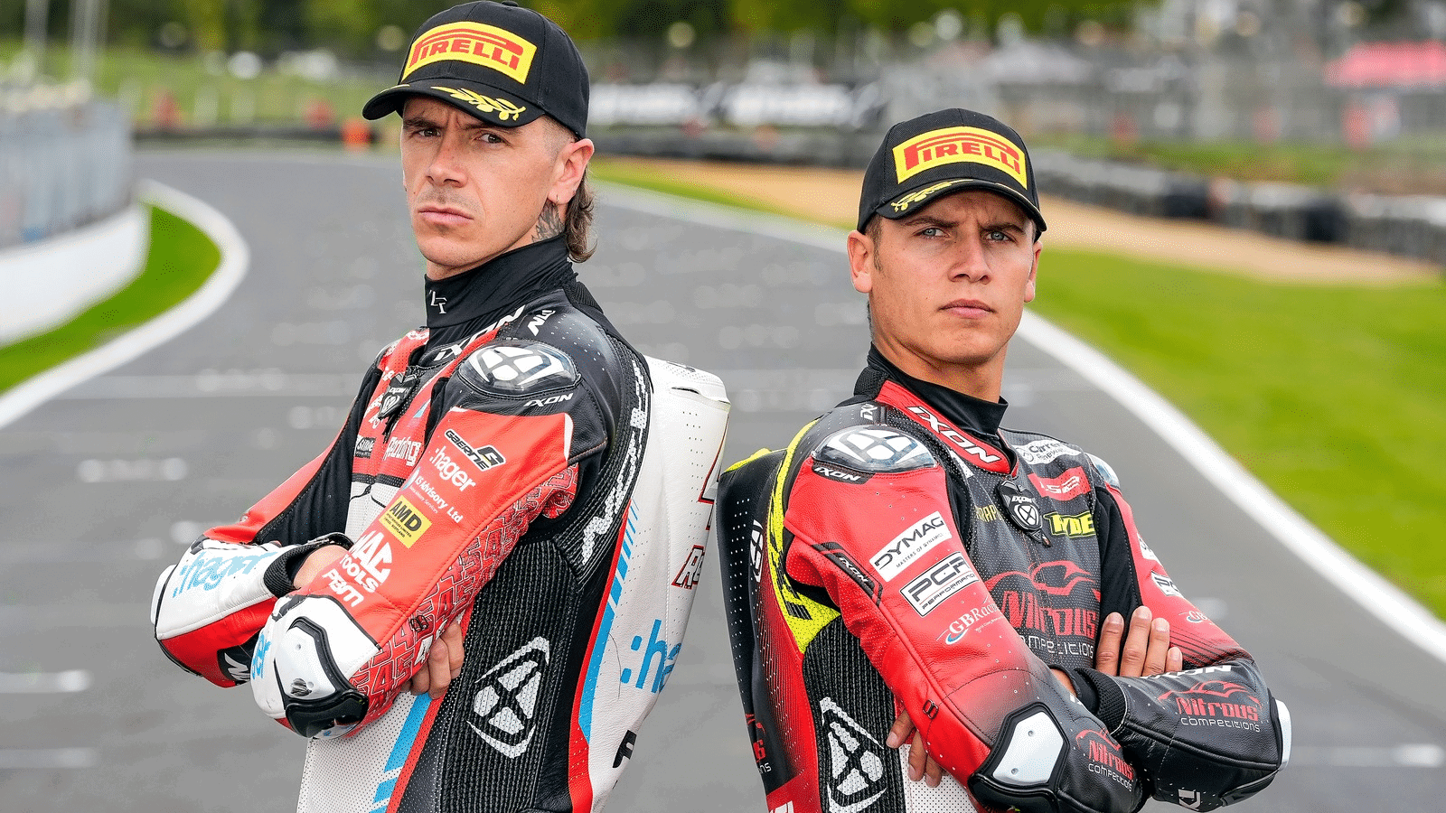 Scott Redding and Kyle Ryde at Brands Hatch.