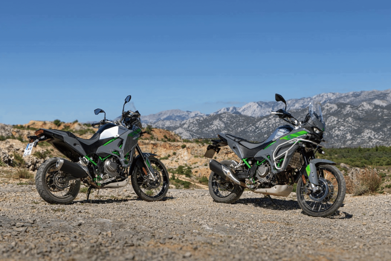 Kawasaki's all-new KLE650 range.