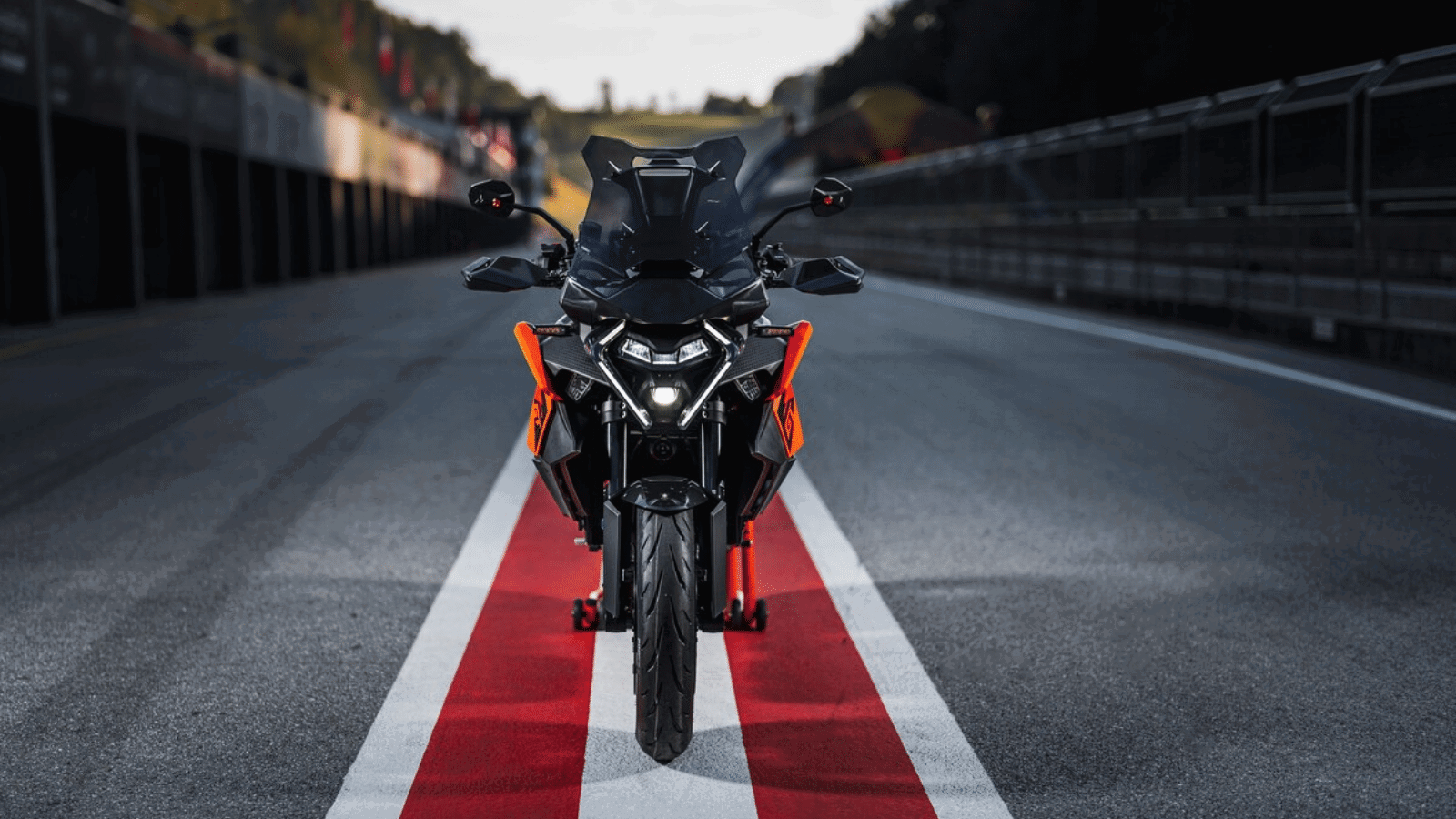 KTM's new 1390 Super Duke GT when it was initially revealed for 2025.