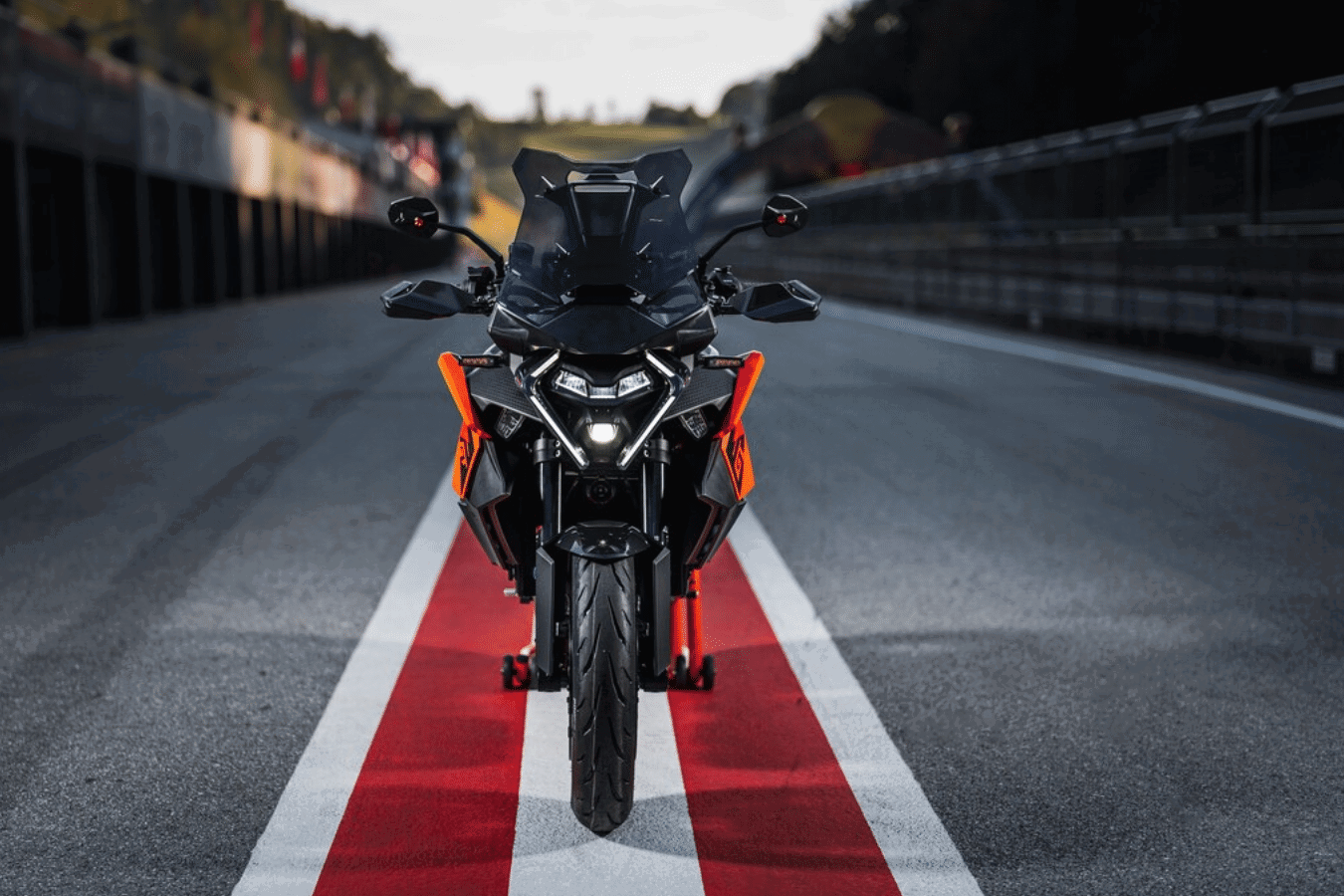 KTM's new 1390 Super Duke GT when it was initially revealed for 2025.