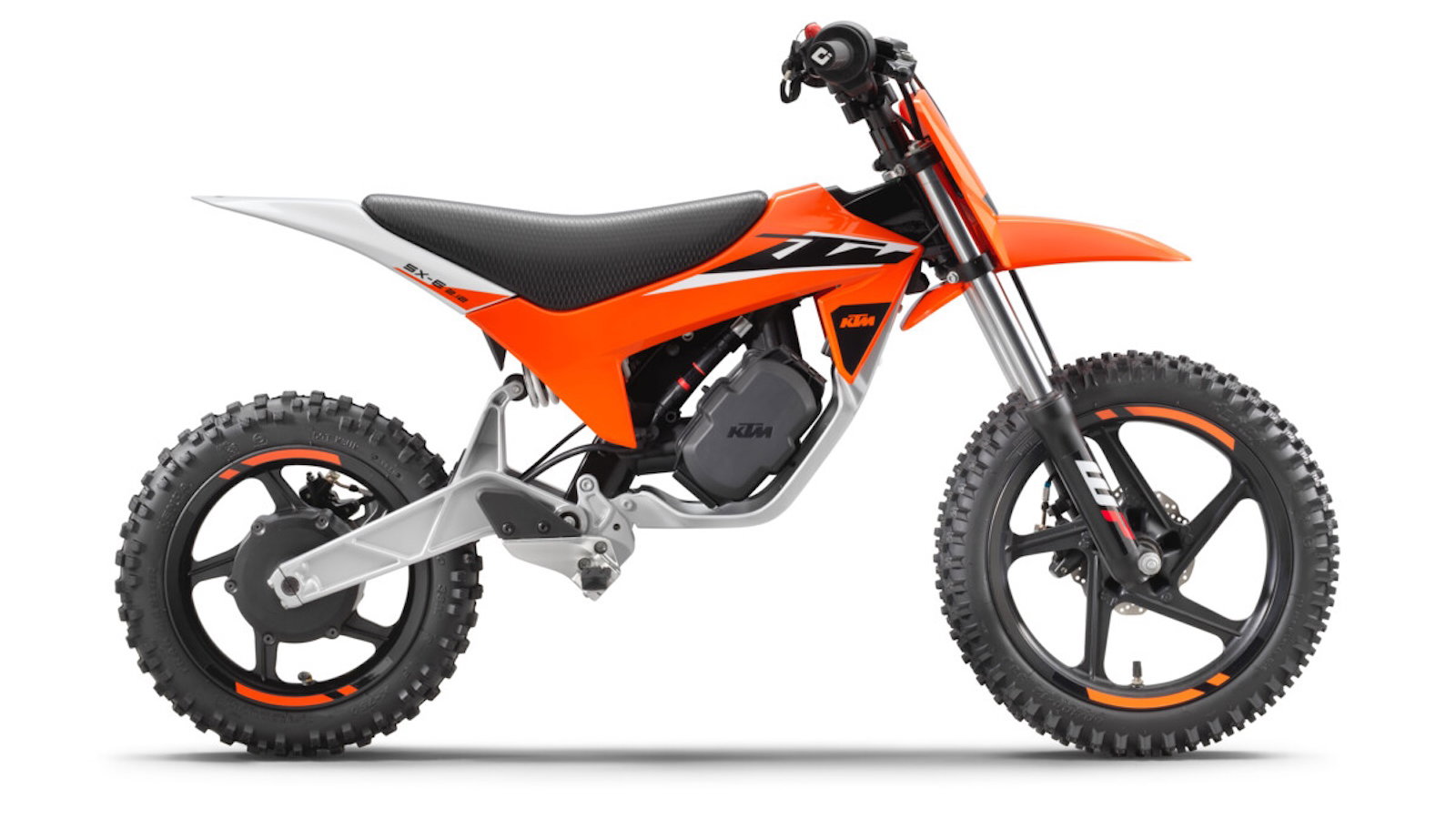 The 2027 KTM SX-E 2.12 Electric Kids' dirt bike