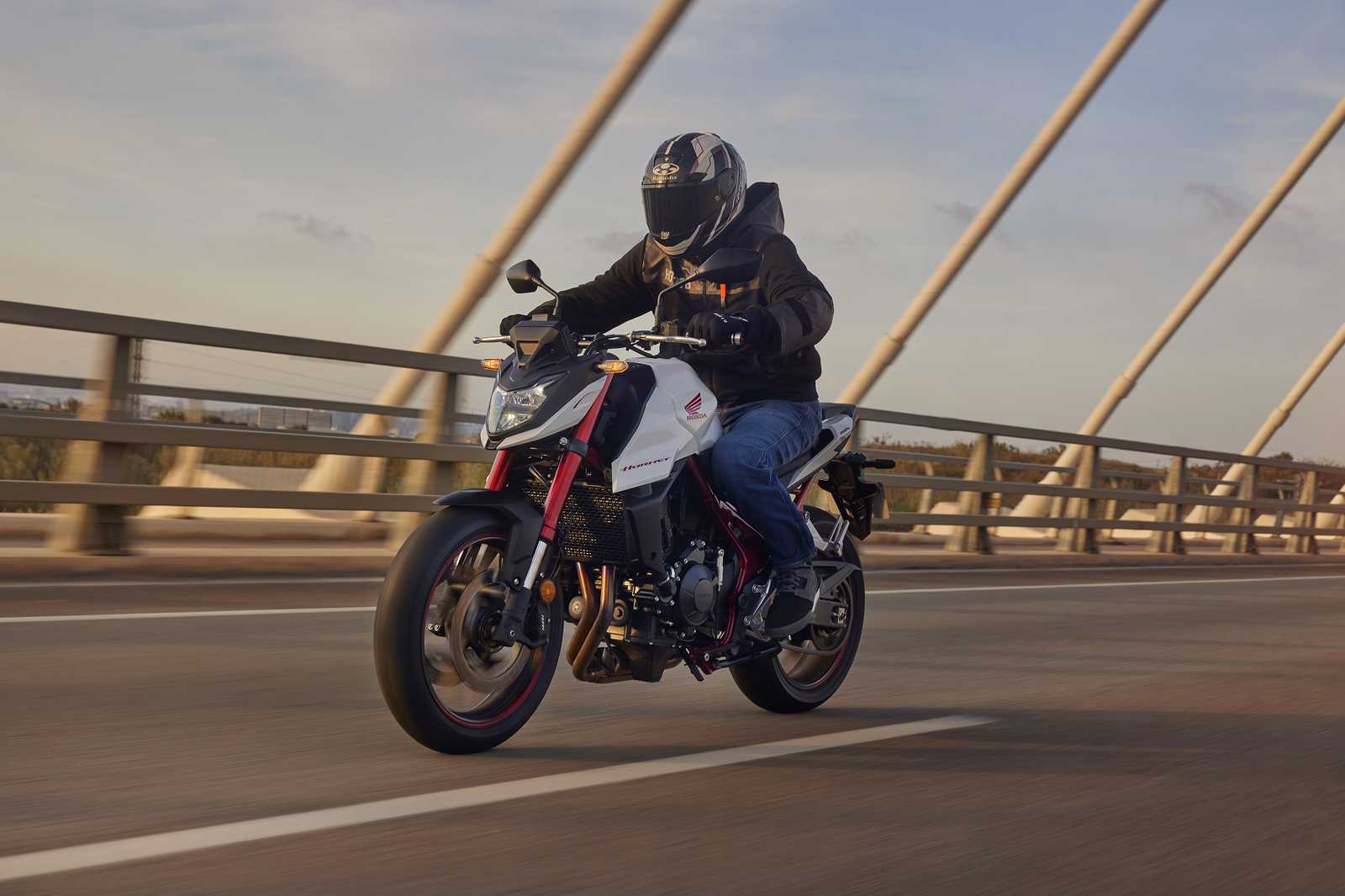 2023 Honda Hornet on bridge