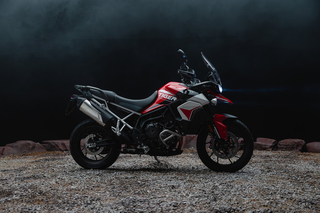 The Tiger 900 GT Aragon Edition adventure motorcycle