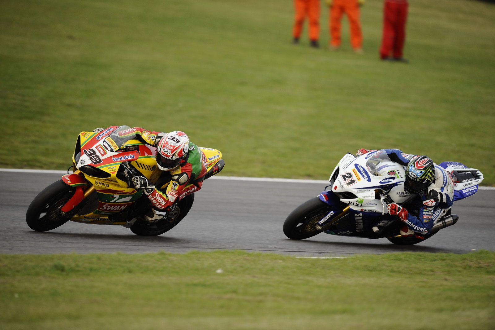 Tommy Hill, John Hopkins, 2011 Brands Hatch BSB finale. - Gold and Goose
