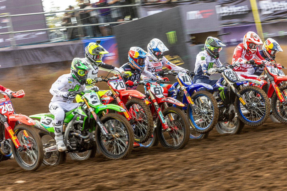 Race start, 2022 MXGP of Indonesia. - Juan Pablo Acevedo/GasGas Media