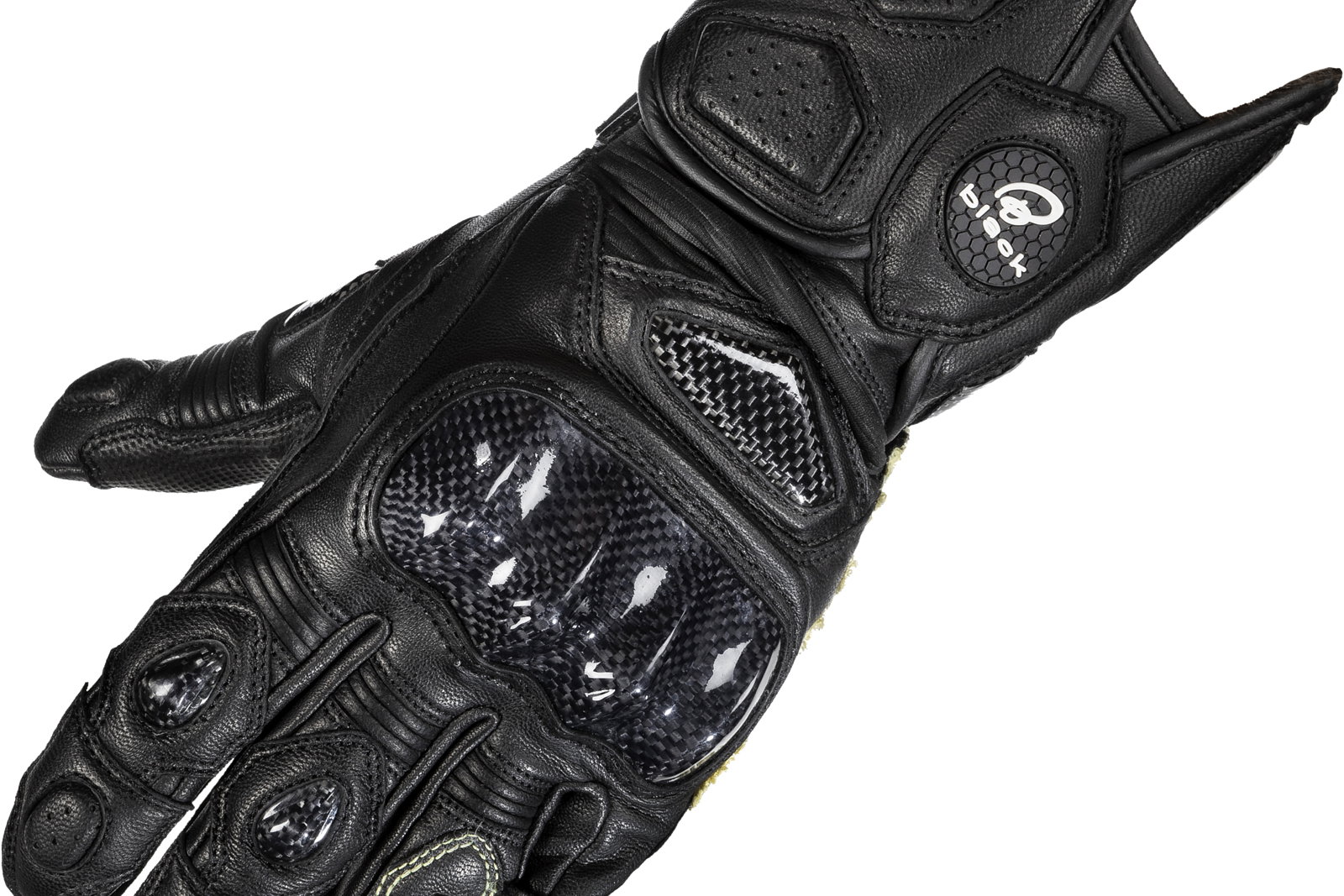 Black Rhino Leather Motorcycle Gloves