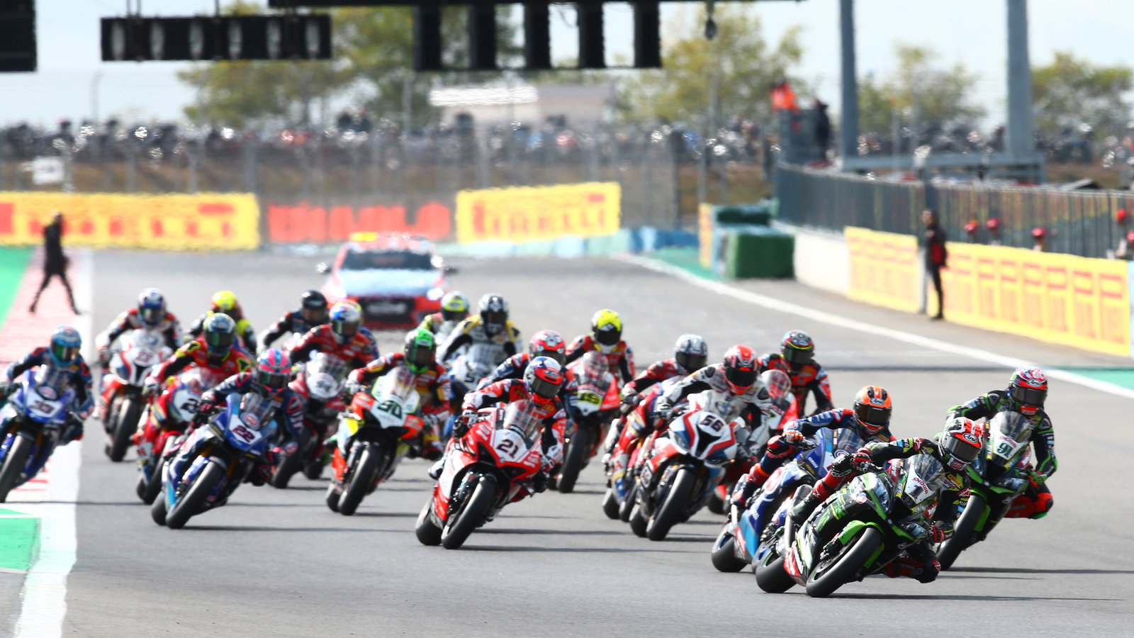 WorldSBK start grid field