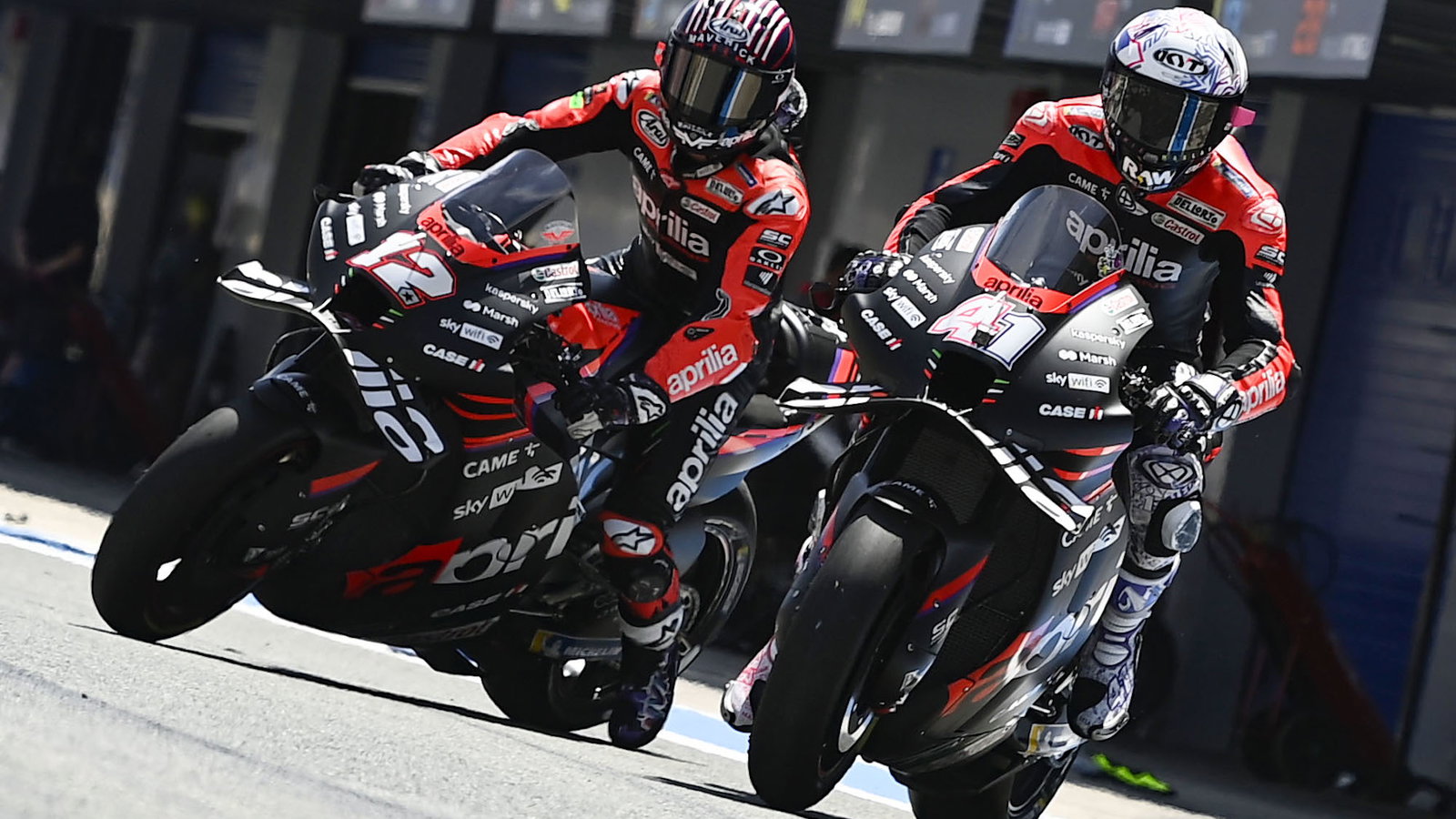 Maverick Vinales, Aleix Espargaro - Aprilia Racing