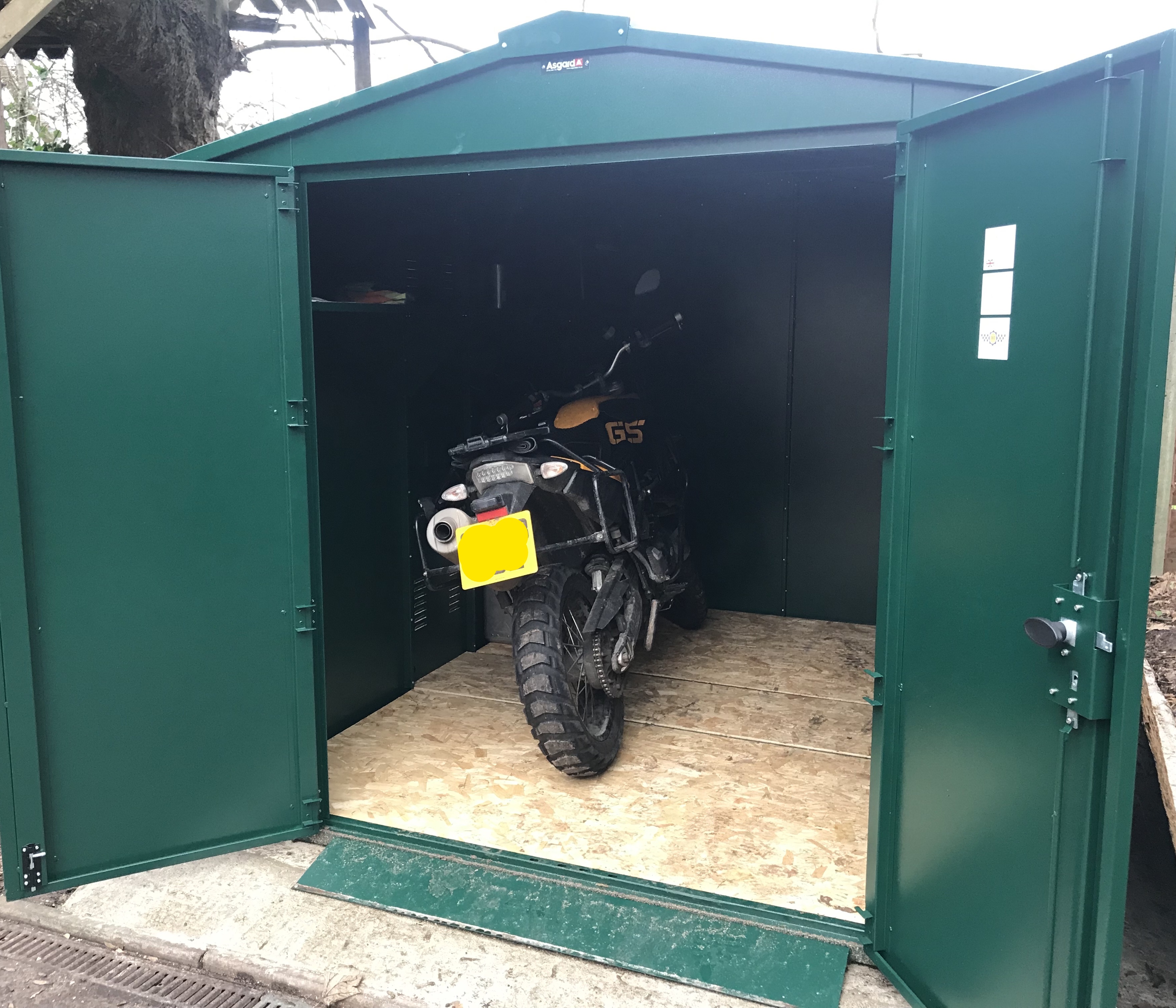 First impressions: Asgard Motorcycle Gladiator shed 