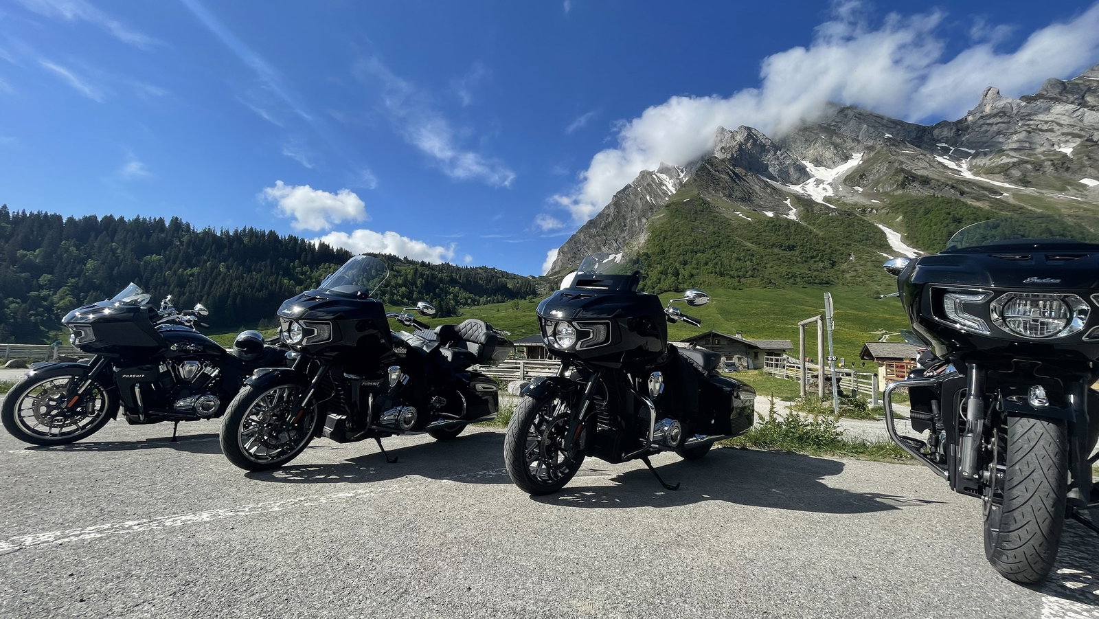 Indian Pursuit and Challenger in the Alps