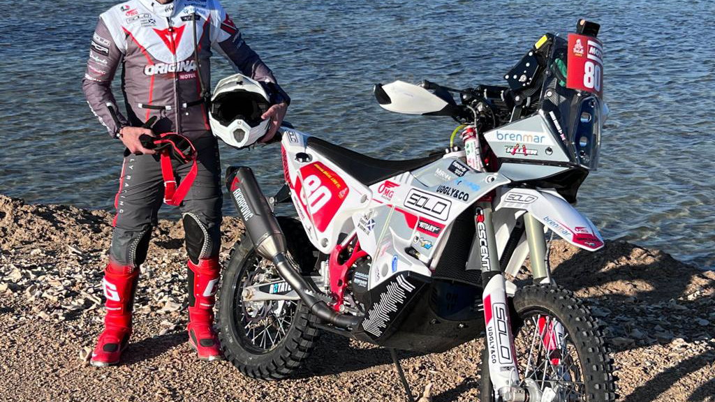 James Hillier and GasGas 450 Rally.