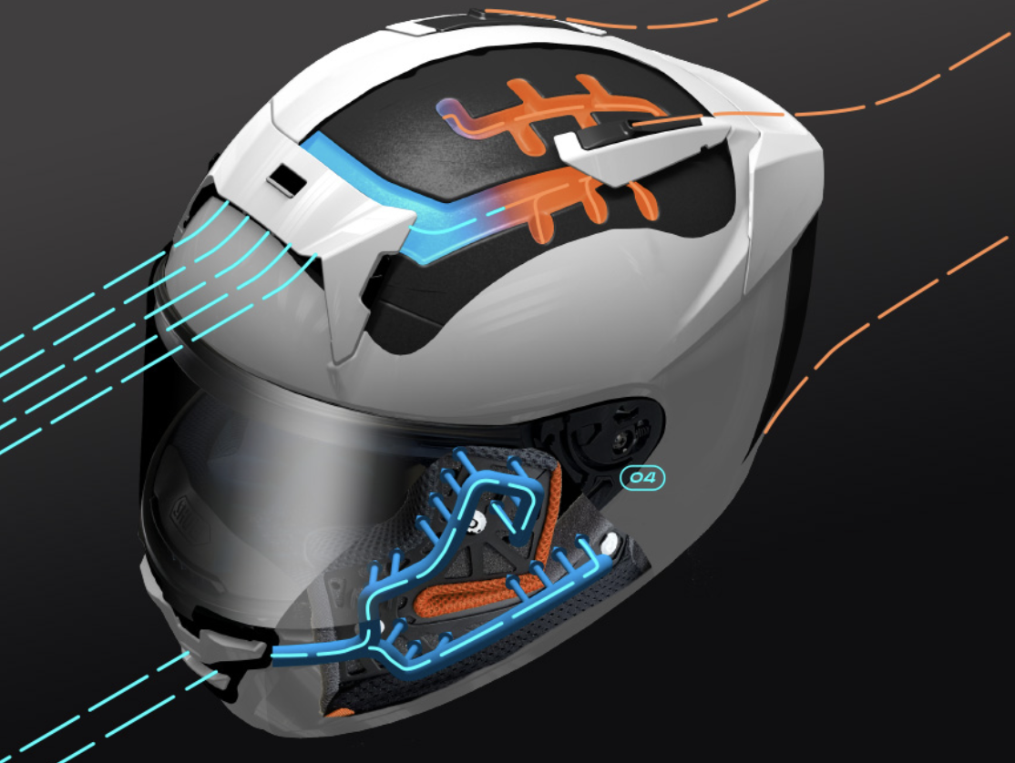 opening vents shoei gt air GT-AIR II Shoei X-SPR Pro review |