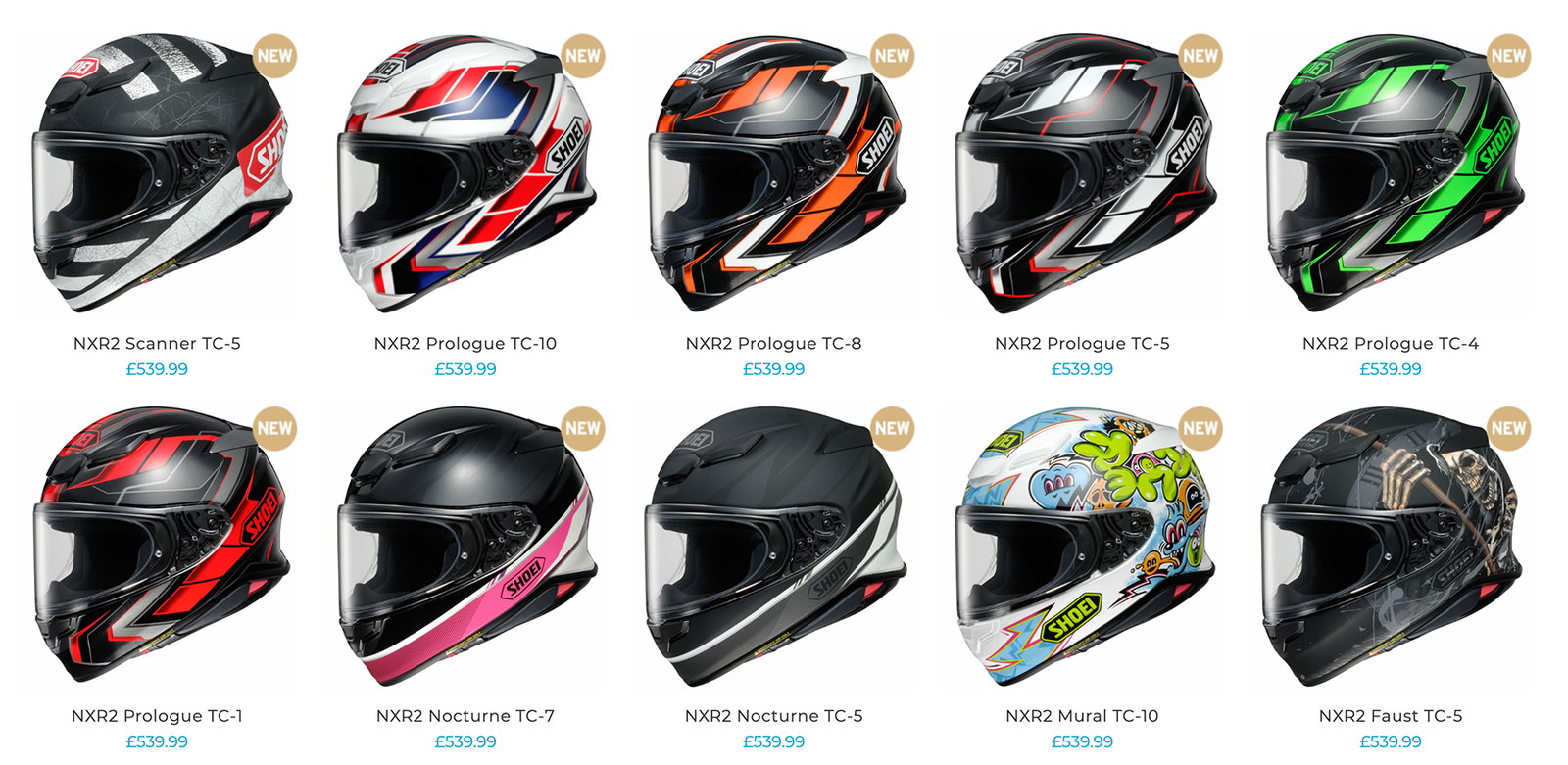 Shoei NXR2 graphic styles