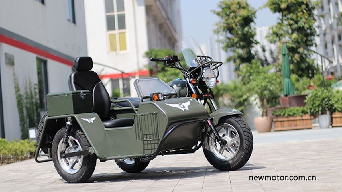 Finally, a shaft-drive, sidecar-equipped minibike | Visordown