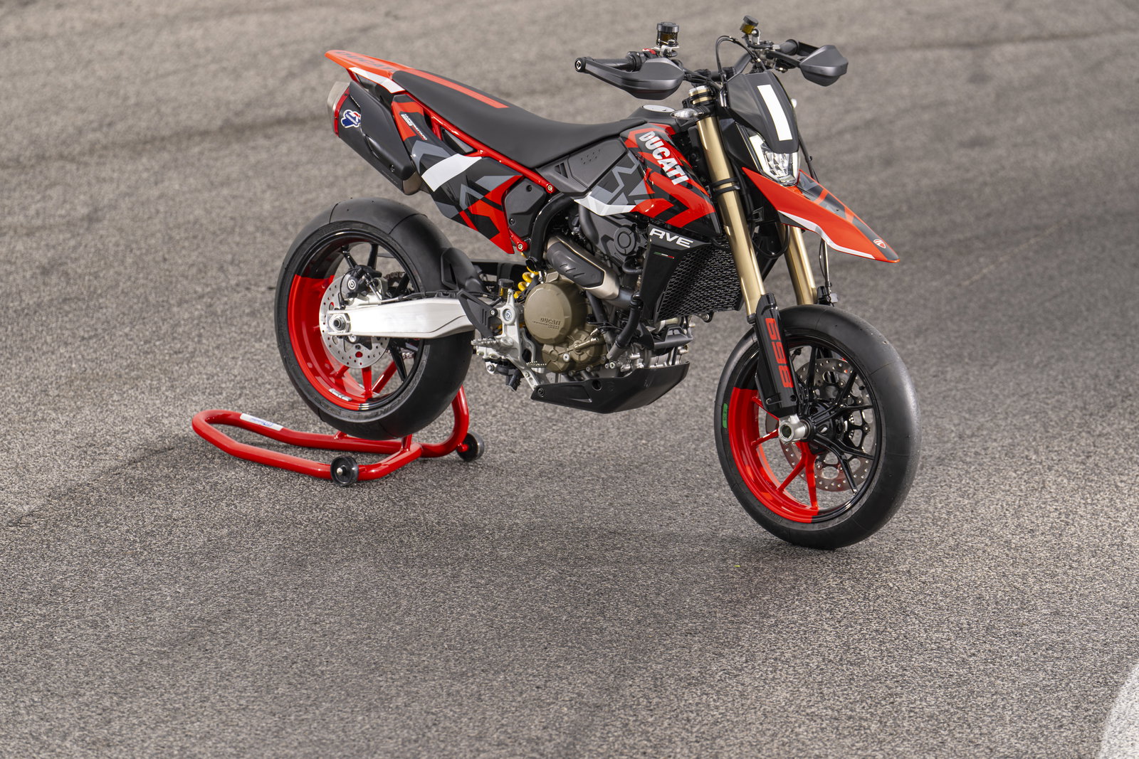 The Ducati Hypermotard 698 Mono is the most extreme single