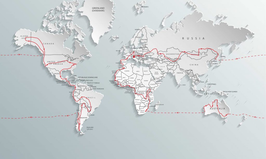 All Around the World 2 map