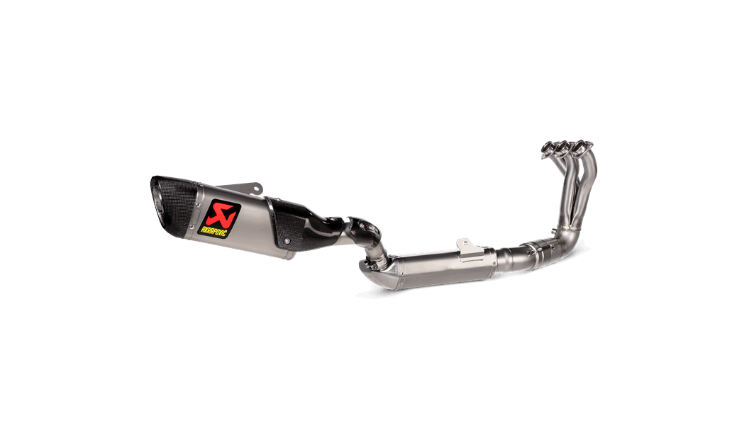 Akrapovic exhaust racing line titanium Yamaha Tracer 9 GT 