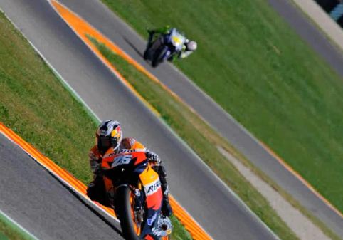Rossi Mugello crash pics