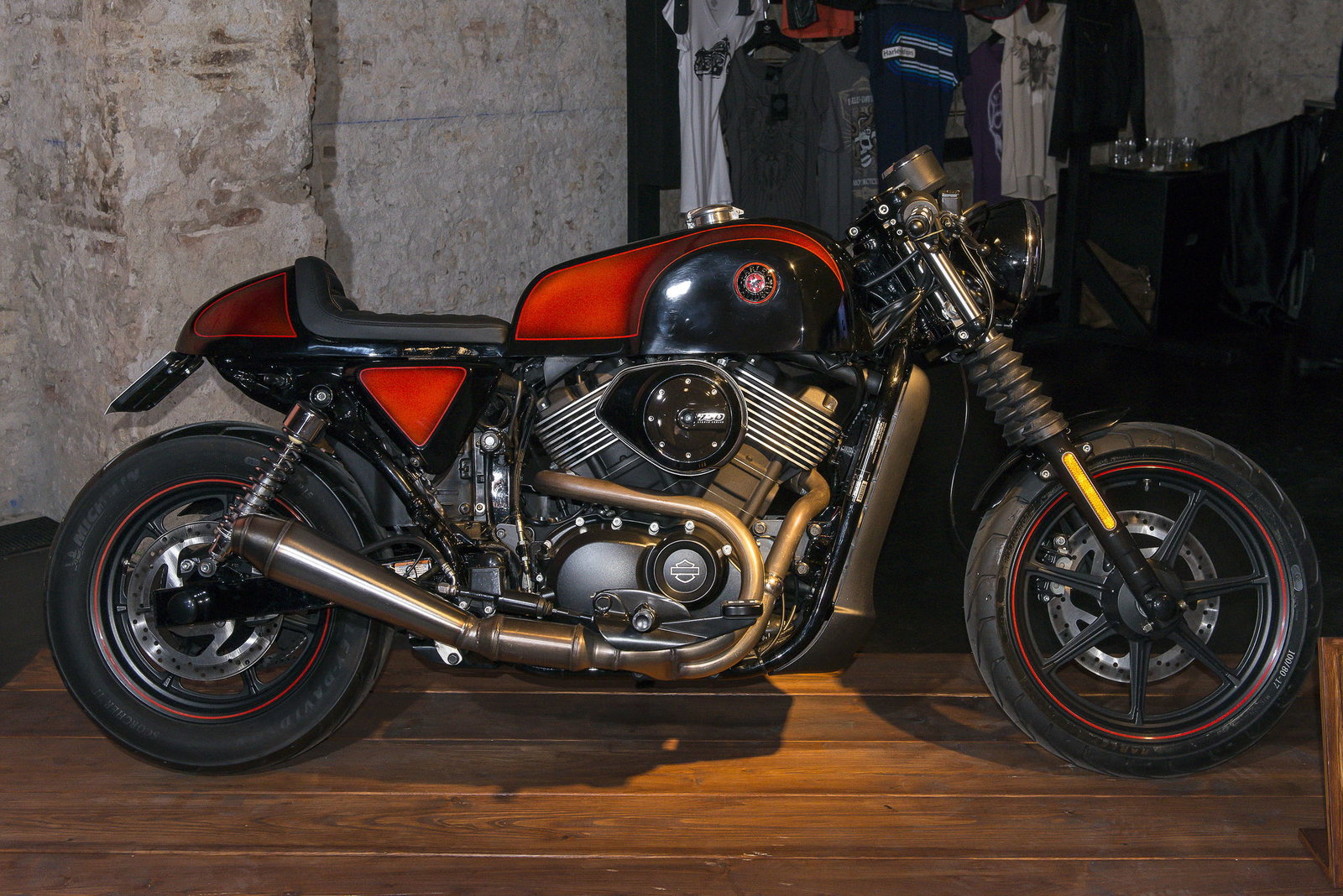 Harley’s Street 750 scrambler custom