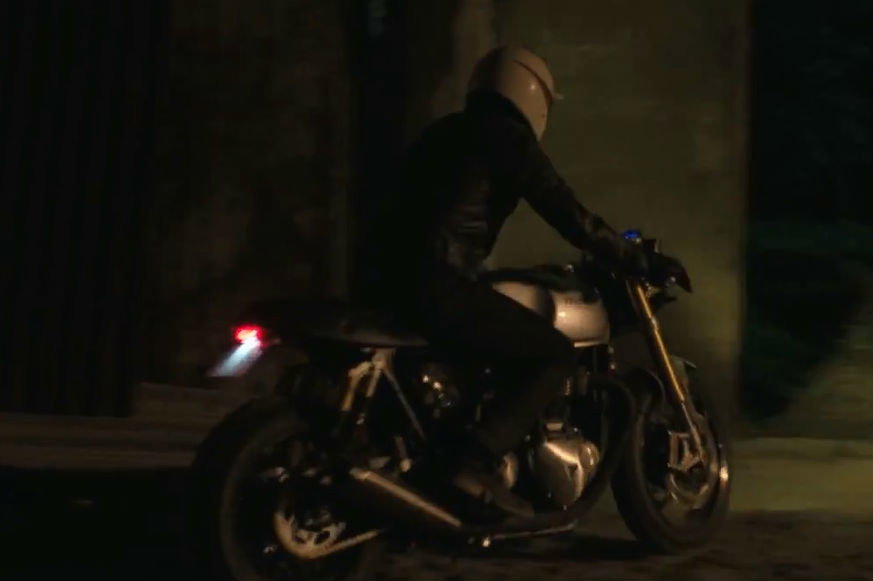 New water-cooled Triumph Bonneville seen in action in David Beckham film