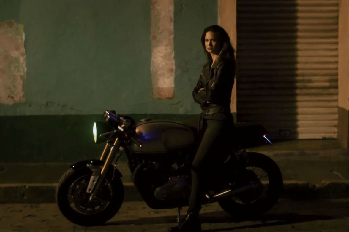 New water-cooled Triumph Bonneville seen in action in David Beckham film