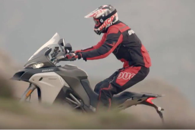 New Ducati Multistrada 1200 Pikes Peak in action