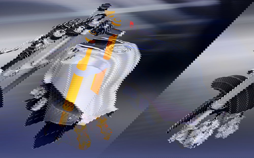 Download a free origami-style Yamaha R1M