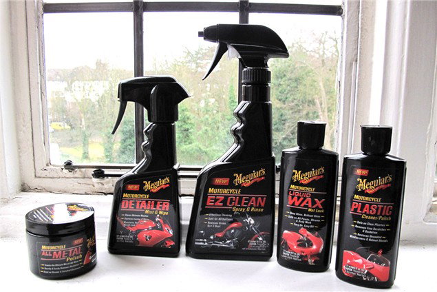 Bring on the clean: Meguiar's motorcycle range