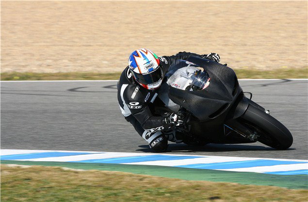 Ellison completes first Aprilia CRT test