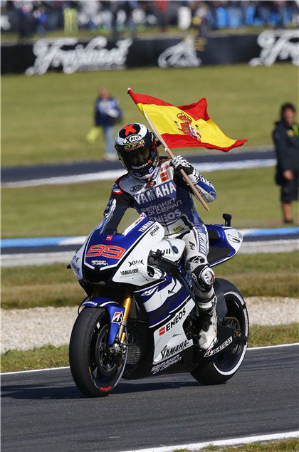 Jorge Lorenzo wins MotoGP world title | Visordown
