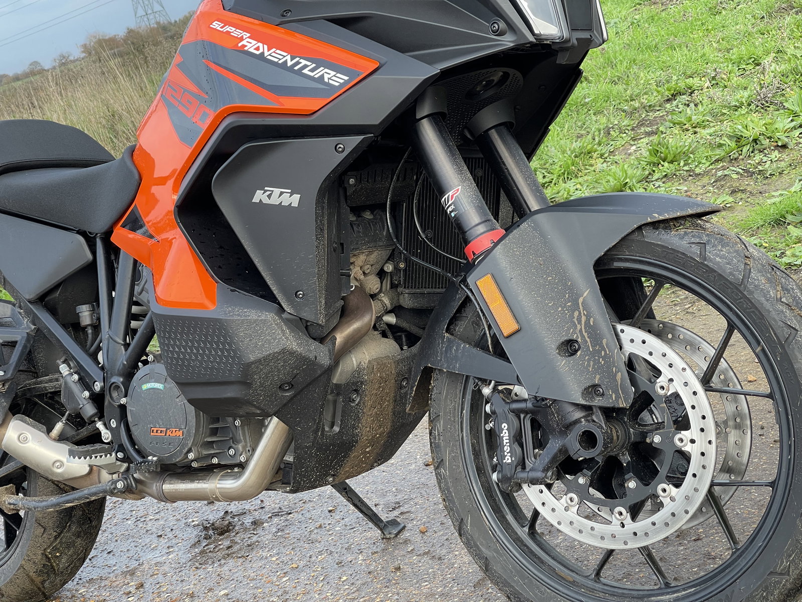 ktm front end suspension and brakes