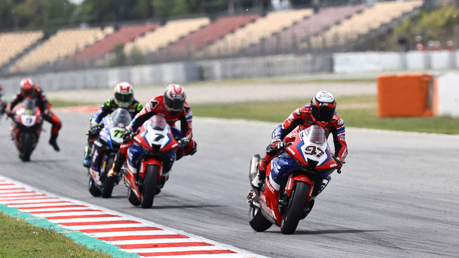 Iker Lecuona, Xavi Vierge, 2023 Catalan WorldSBK. - Gold and Goose